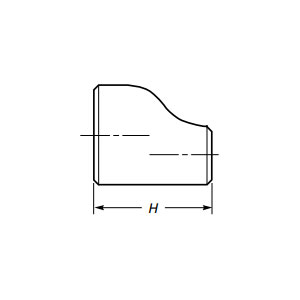 Mimośrodowy reduktor ze spoiną doczołową